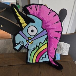 Fortnite Unicorn Kids Plush Accent Pillow